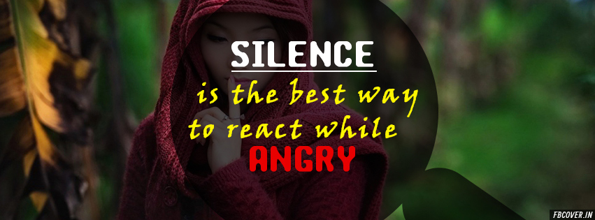 silence is the best way fb covers