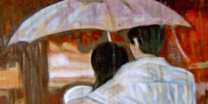 monsoon couple painting facebook cover