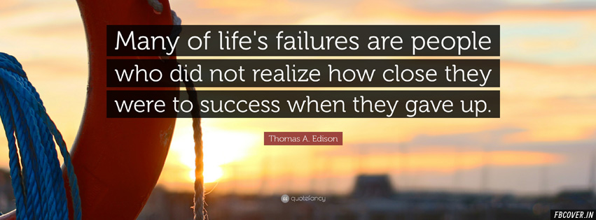 life failure quotes facebook covers