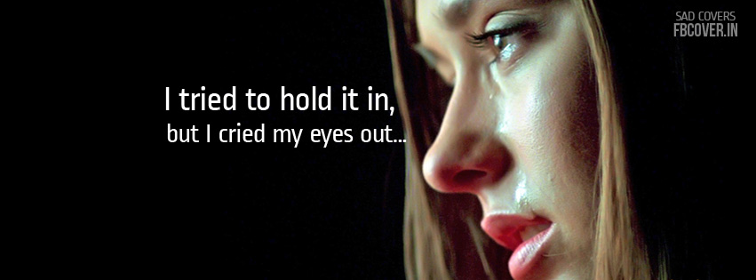 crying girl quotes fb covers
