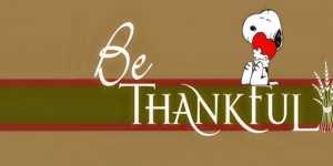 Be Thankful