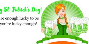 st patrick's day luck fb cover