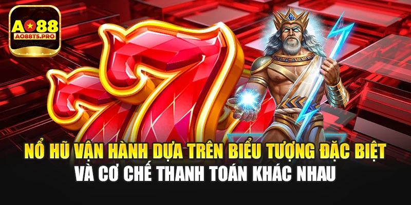 Nổ hũ vận hành dựa trên biểu tượng đặc biệt